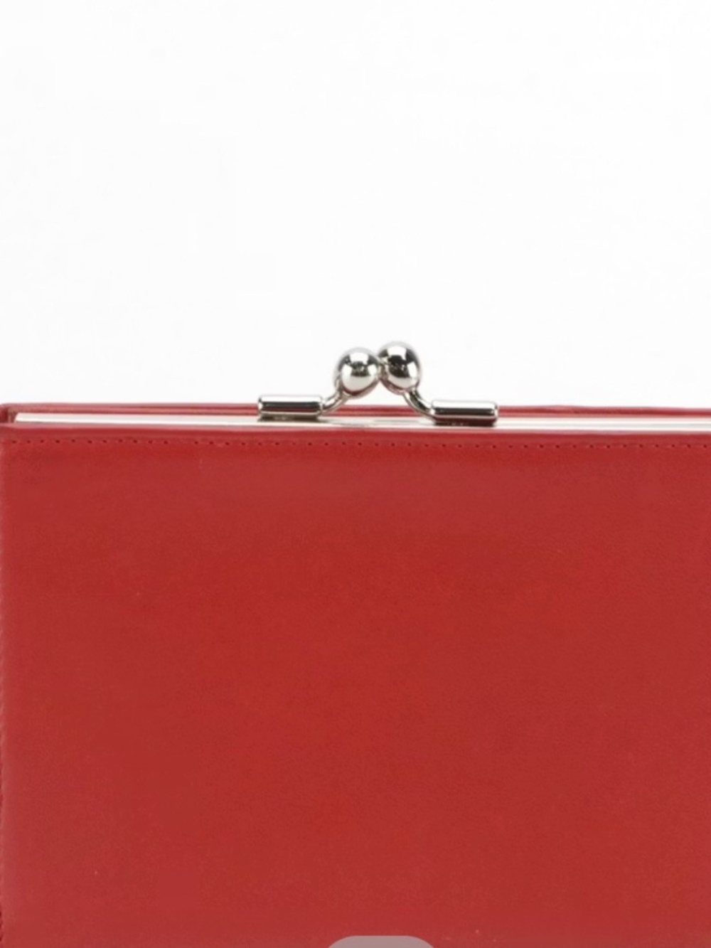 Valentino Compact Bifold Wallet in Red Leather with Box - Picture 6 of 6